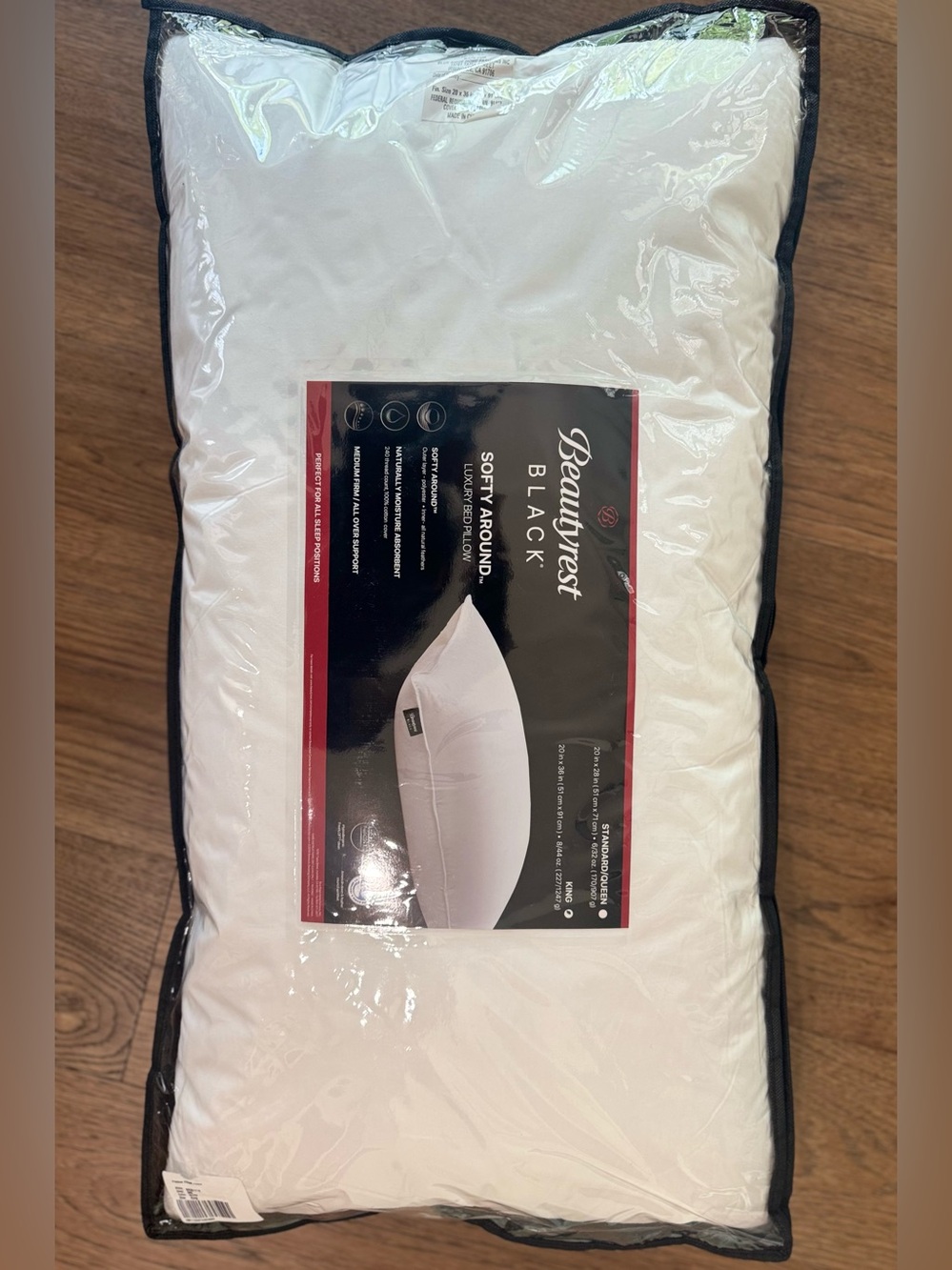 🎉LAST PIECE🎉 BEAUTY REST BLACK Luxurious Down And‎ Feather Blend Pillow